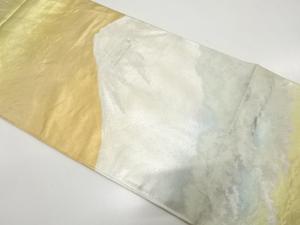 アンティーク　遠山模様織り出し袋帯（材料）